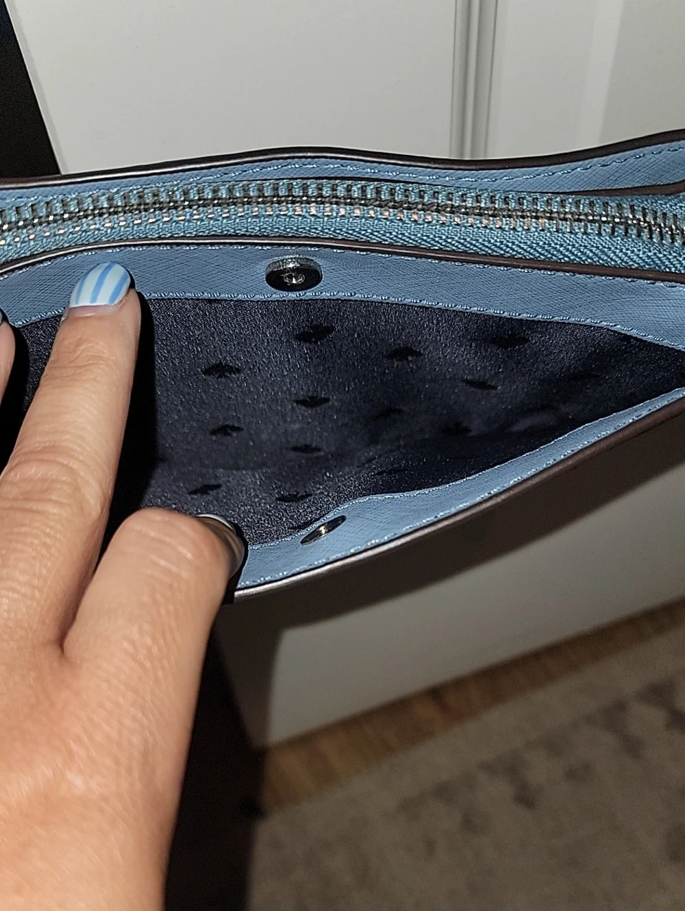 kate spade Floral Navy and Red Crossbody Bag